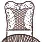 Preview: Elegantes Bistro-Set Eliza im romantischen Vintage-Design – Perfekt für Balkon, Terrasse & Garten